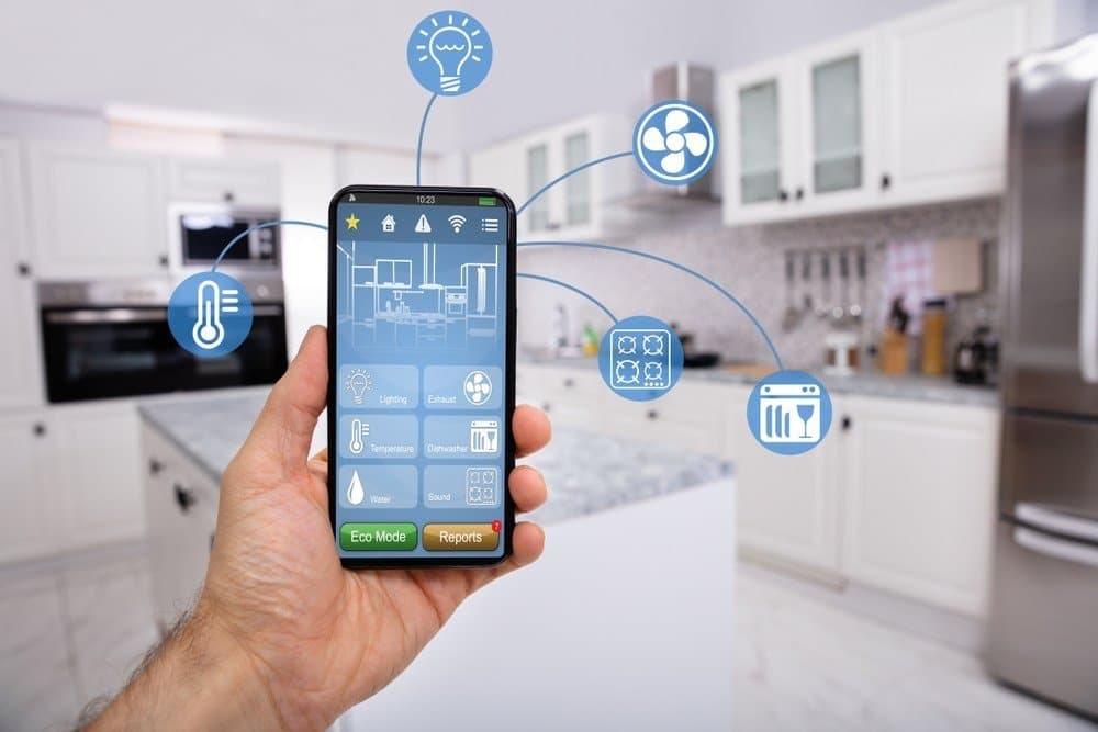 Smart home control in kitchen